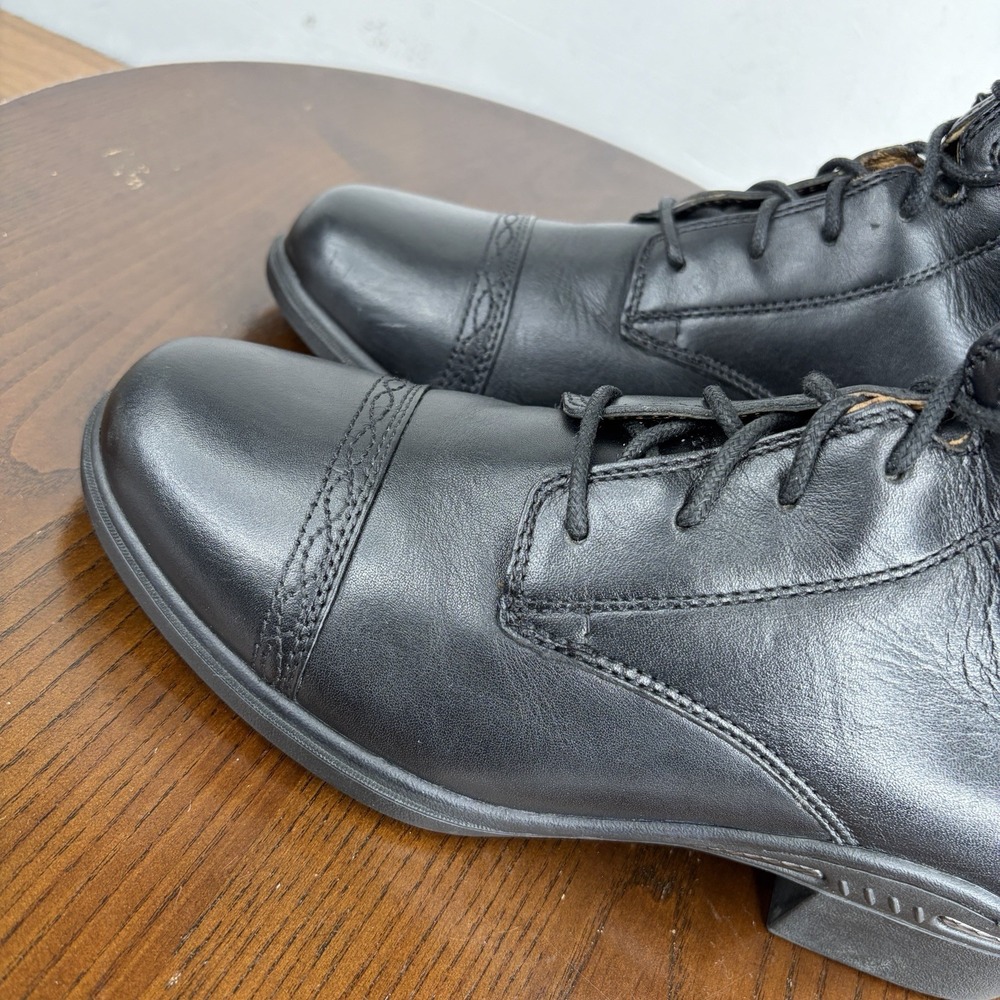 Ariat Paddock Boots Women's 9.5B Black Leather Combat Comfort Lace Up 56301 - Picture 13 of 16